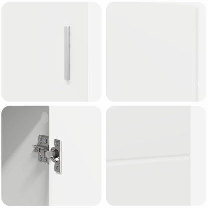 Sideboard FLORIN Weiß 88,5 x 30,5 x 55,5 cm Holzwerkstoff