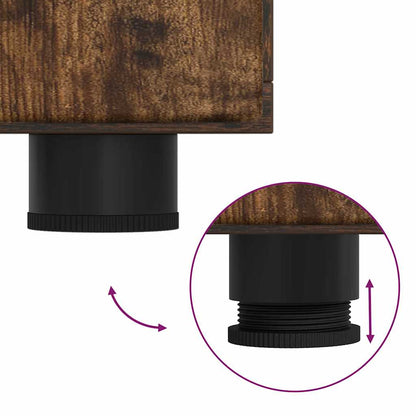 Sideboard FLORIN Geräucherte Eiche 88,5 x 30,5 x 55,5 cm