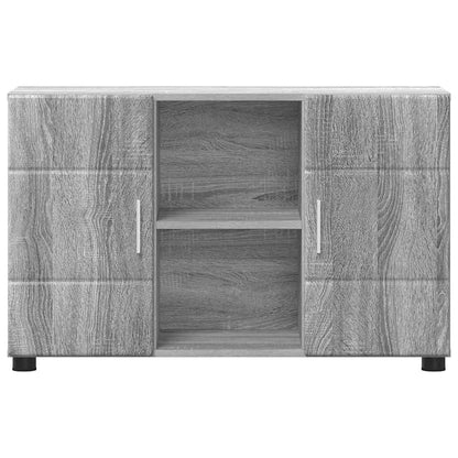 Sideboard mit Regal FLORIN Graues Sonoma 88,5 x 30,5 x 55,5 cm