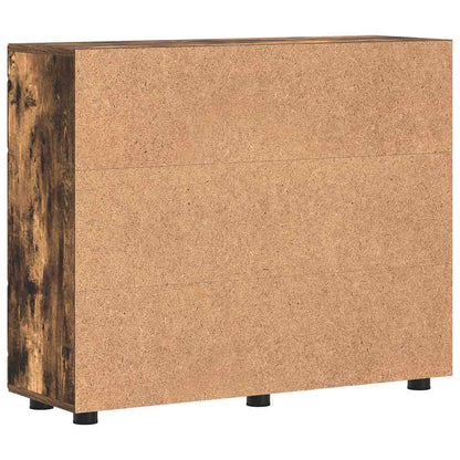 Holzschrank Geräucherte Eiche 88,5 x 30,5 x 73 cm Holzwerkstoff