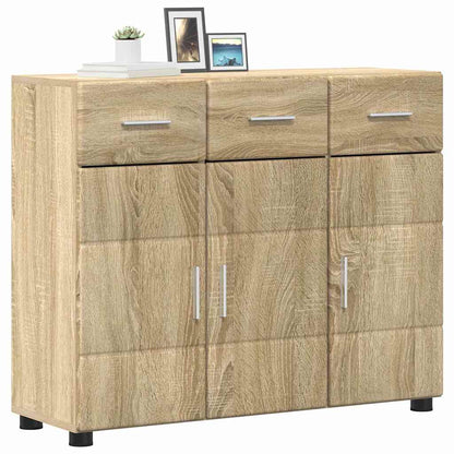 Sideboard FLORIN Sonoma-Eiche 88,5 x 30,5 x 73 cm Holzwerkstoff