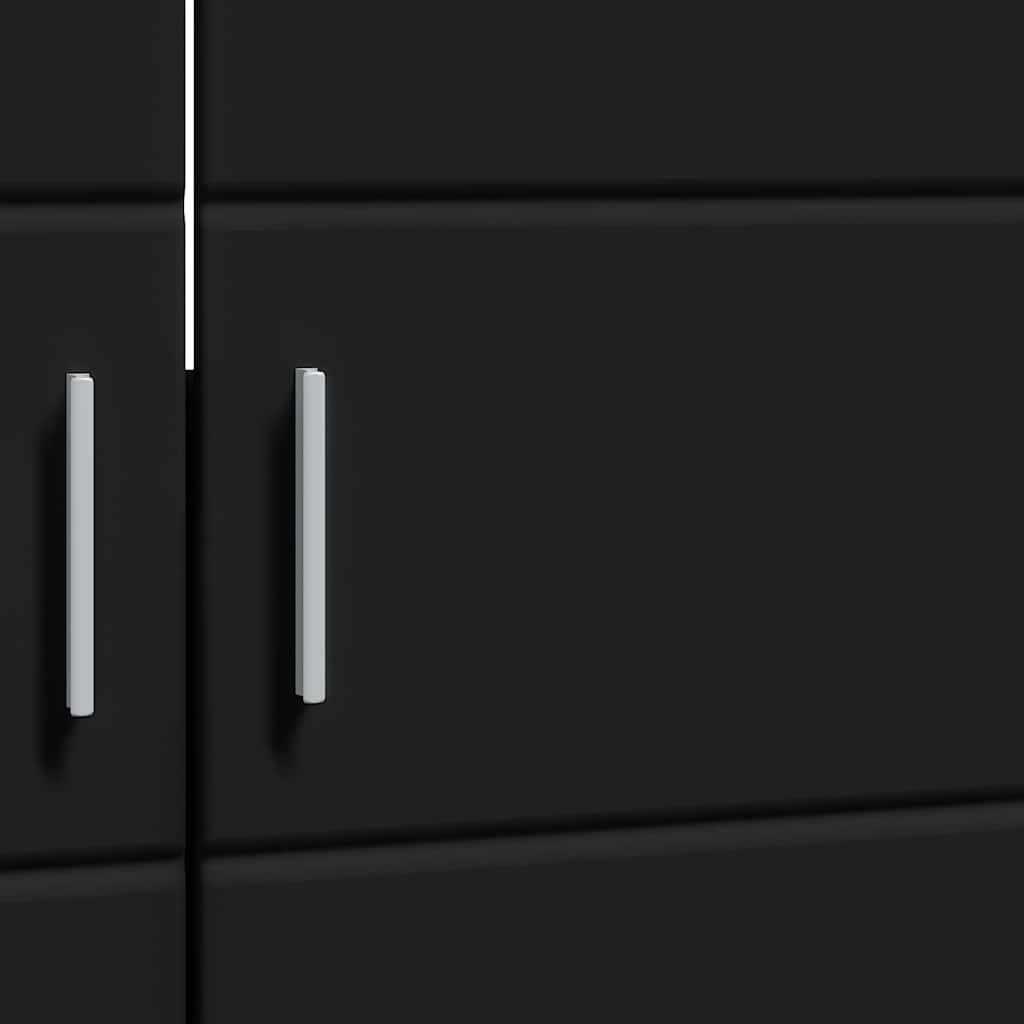 Badezimmerschrank-Set TULUM Schwarz 60 x 34 x 63 cm