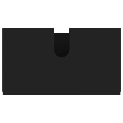 vidaXL Badezimmerschrank-Set TULUM Schwarz 60 x 34 x 63 cm