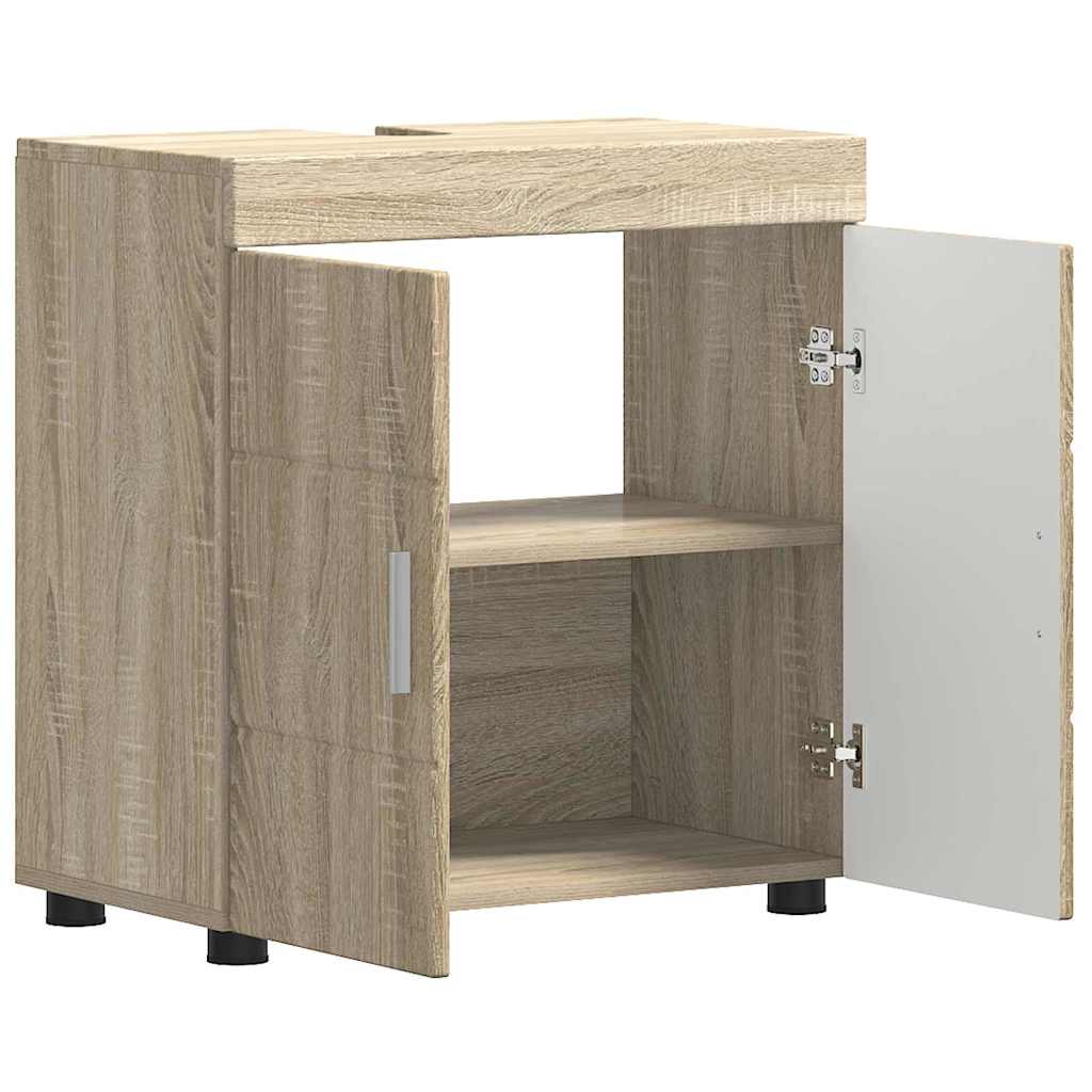Badezimmerschrank-Set TULUM Sonoma-Eiche 60 x 34 x 63 cm