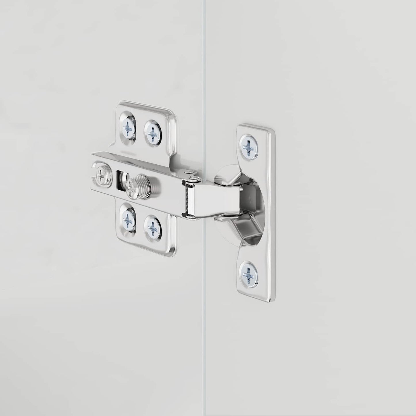 vidaXL Badezimmerschrank-Set TULUM Hochglanz Weiß 60 x 34 x 63 cm
