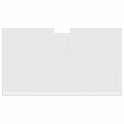 vidaXL Badezimmerschrank-Set TULUM Hochglanz Weiß 60 x 34 x 63 cm