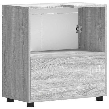 Badezimmerschrank-Set TULUM Graues Sonoma 60 x 34 x 63 cm