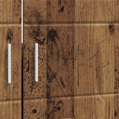 Badezimmerschrank-Set TULUM Altholz 60 x 34 x 63 cm