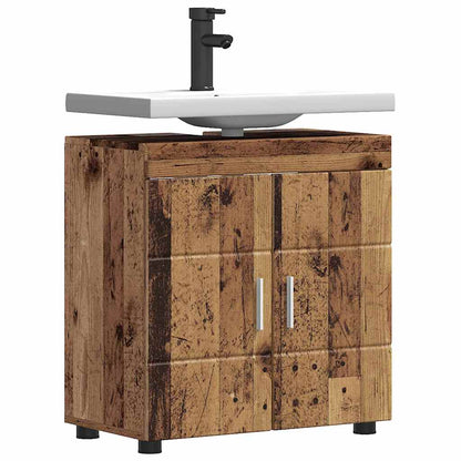 Badezimmerschrank-Set TULUM Altholz 60 x 34 x 63 cm