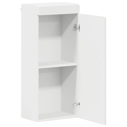 vidaXL Badezimmer-Wandschrank mit Regal TULUM Weiß 37 x 24,5 x 86 cm