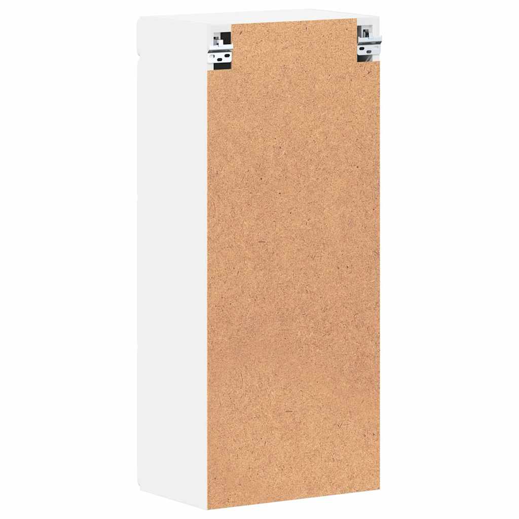 vidaXL Badezimmer-Wandschrank mit Regal TULUM Weiß 37 x 24,5 x 86 cm
