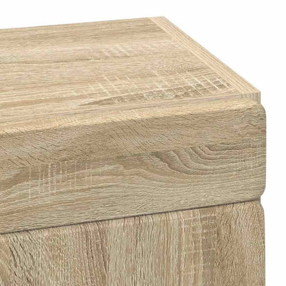 vidaXL Badezimmer-Wandschrank TULUM Sonoma-Eiche 37 x 24,5 x 86 cm