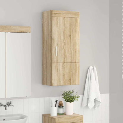 vidaXL Badezimmer-Wandschrank TULUM Sonoma-Eiche 37 x 24,5 x 86 cm