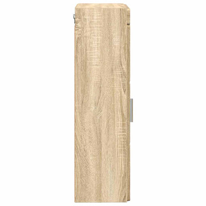 vidaXL Badezimmer-Wandschrank TULUM Sonoma-Eiche 37 x 24,5 x 86 cm