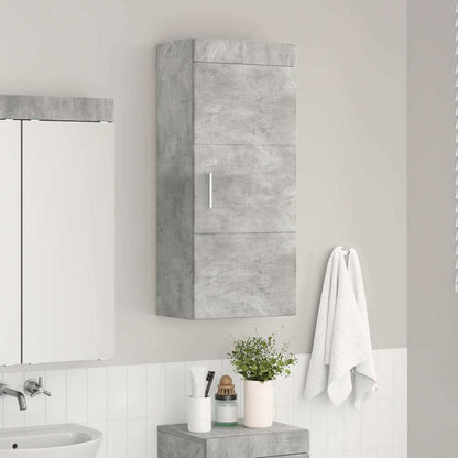 vidaXL Badezimmer-Wandschrank TULUM Beton Grau 37 x 24,5 x 86 cm