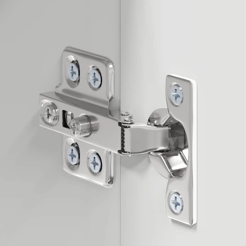 Badezimmer-Wandschrank TULUM Hochglanz Weiß 37 x 24,5 x 86 cm