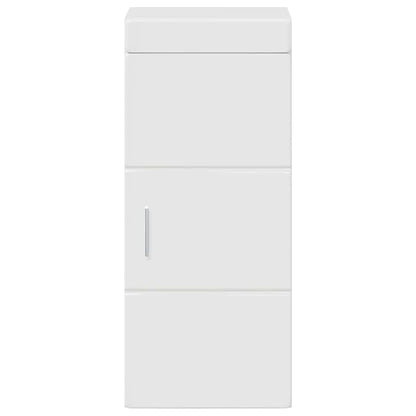 Badezimmer-Wandschrank TULUM Hochglanz Weiß 37 x 24,5 x 86 cm