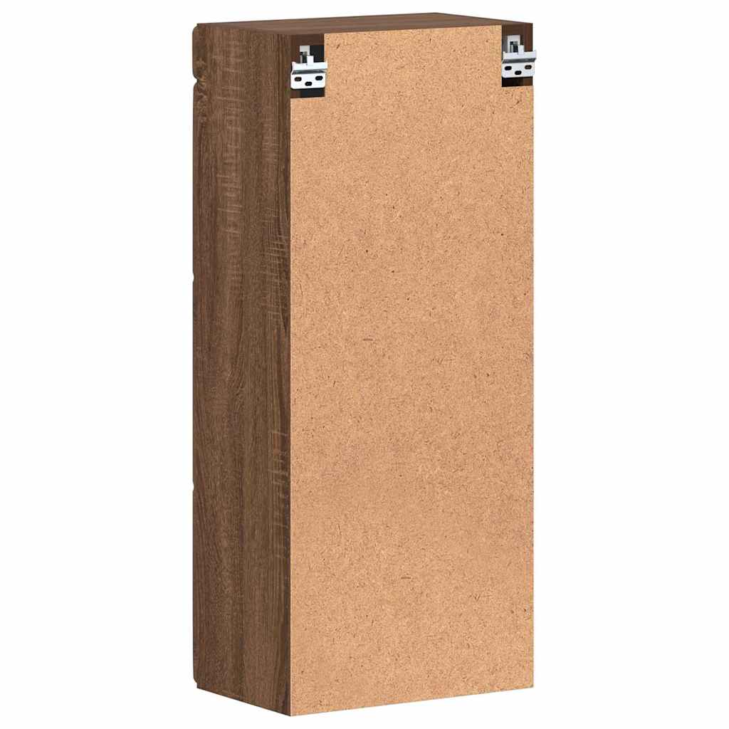 vidaXL Badezimmer-Wandschrank TULUM Braun Eichen-Optik Holzwerkstoff