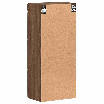 vidaXL Badezimmer-Wandschrank TULUM Braun Eichen-Optik Holzwerkstoff