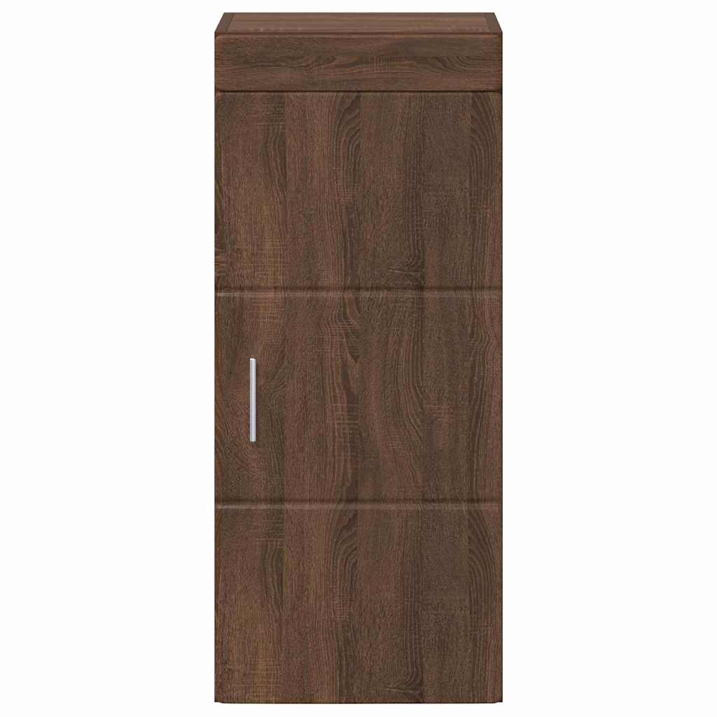 vidaXL Badezimmer-Wandschrank TULUM Braun Eichen-Optik Holzwerkstoff