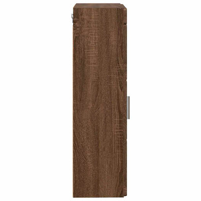 vidaXL Badezimmer-Wandschrank TULUM Braun Eichen-Optik Holzwerkstoff