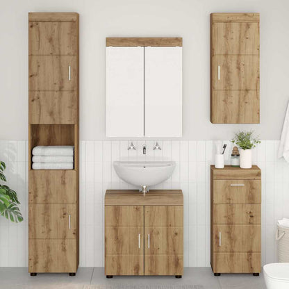 Badezimmer-Wandschrank TULUM Artisan-Eiche 37 x 24,5 x 86 cm
