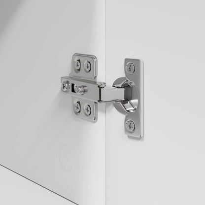 Badezimmerschrank-Set mit Speicher TULUM Weiß 37 x 31,5 x 82 cm