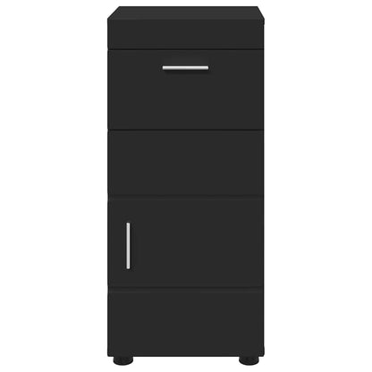 Badezimmerschrank-Set TULUM Schwarz 37 x 31,5 x 82 cm