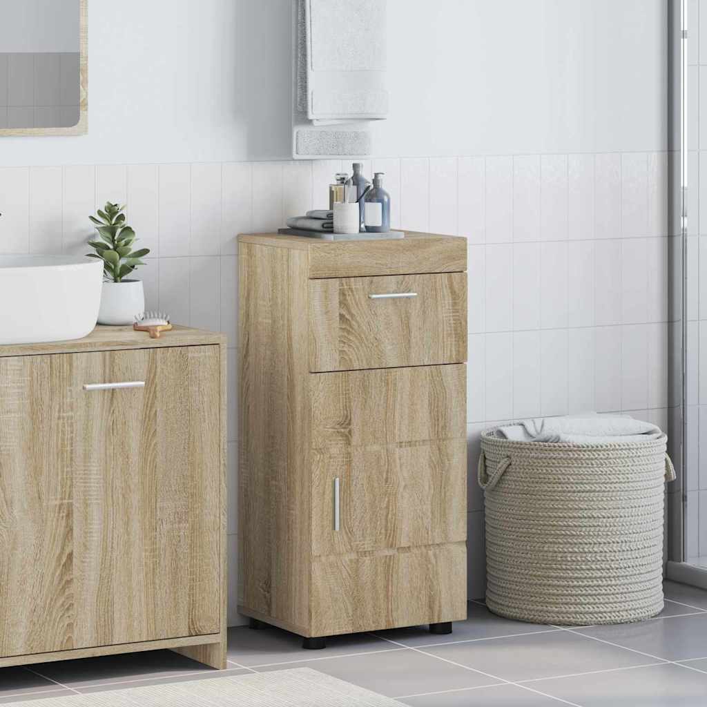 Badezimmerschrank-Set TULUM Sonoma-Eiche 37 x 31,5 x 82 cm