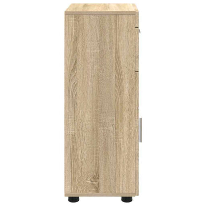 Badezimmerschrank-Set TULUM Sonoma-Eiche 37 x 31,5 x 82 cm