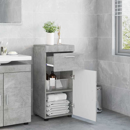 Badezimmerschrank-Set TULUM Beton Grau 37 x 31,5 x 82 cm