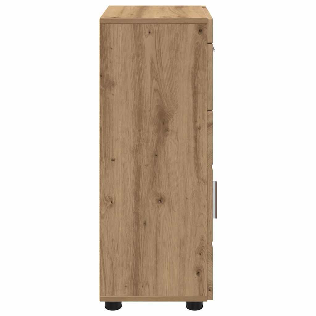 Badezimmerschrank-Set TULUM Artisan-Eiche 37 x 31,5 x 82 cm