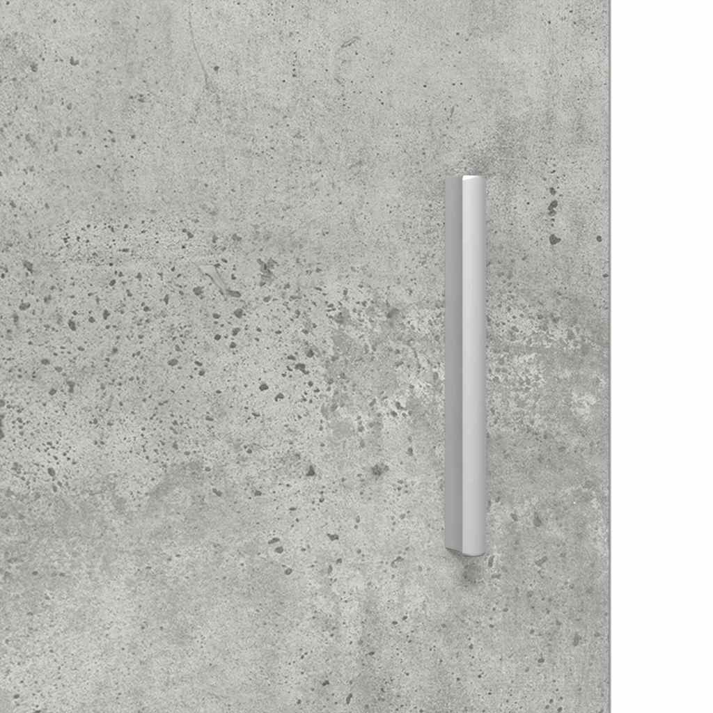 Badezimmerschrank-Set TULUM Beton Grau 37 x 31,5 x 203 cm