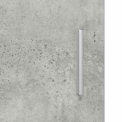 Badezimmerschrank-Set TULUM Beton Grau 37 x 31,5 x 203 cm