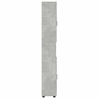 Badezimmerschrank-Set TULUM Beton Grau 37 x 31,5 x 203 cm