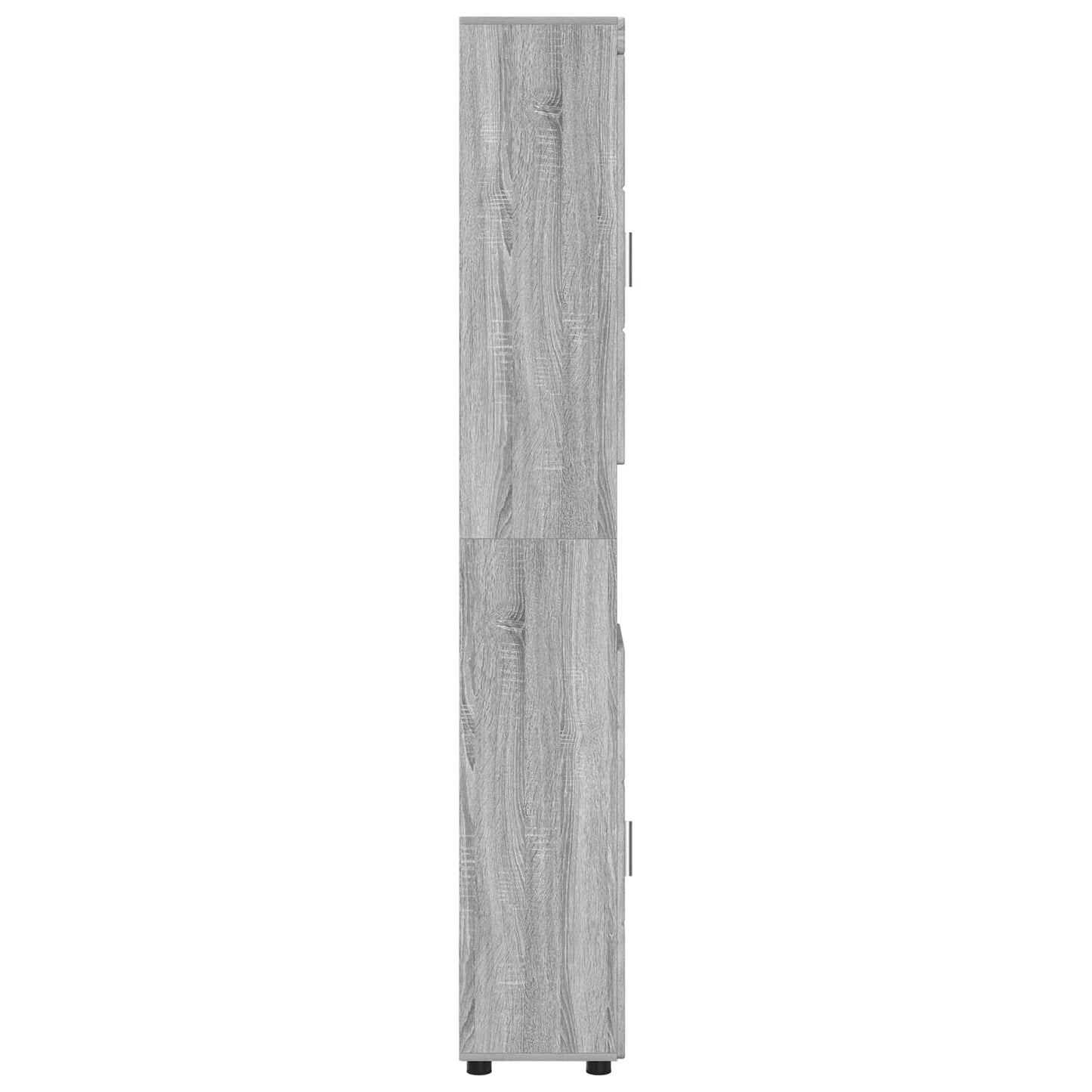 vidaXL Badezimmerschrank-Set TULUM Graues Sonoma 37 x 31,5 x 203 cm