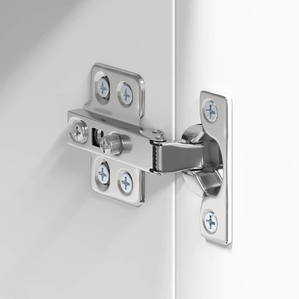 Badezimmerspiegelschrank mit Regal TULUM Weiß 60 x 16,5 x 78 cm