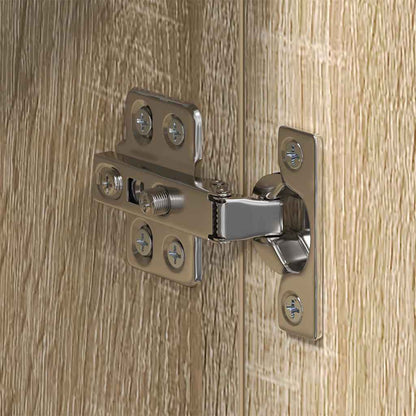vidaXL Badezimmerspiegelschrank TULUM Sonoma-Eiche 60 x 16,5 x 78 cm