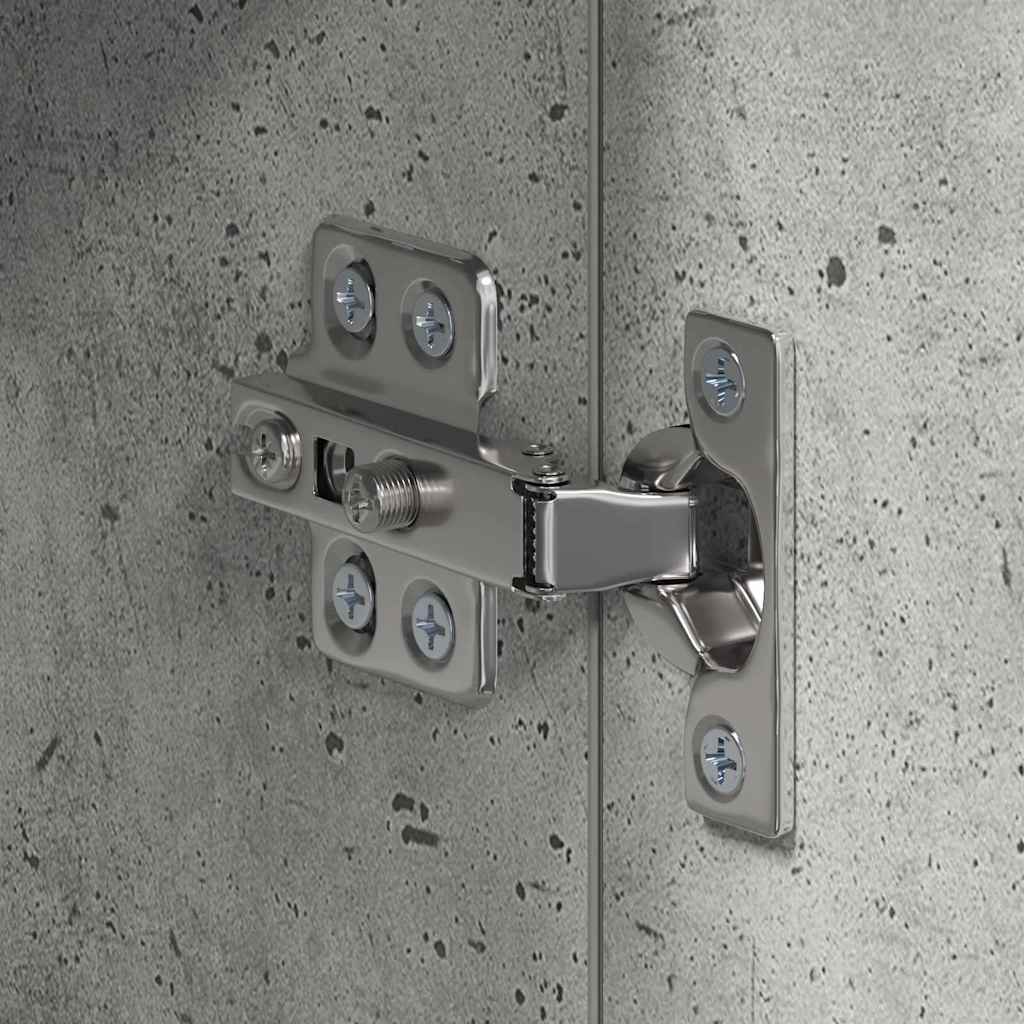 vidaXL Badezimmerspiegelschrank TULUM Beton Grau 60 x 16,5 x 78 cm