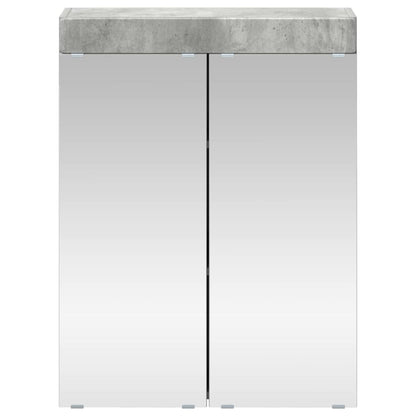 vidaXL Badezimmerspiegelschrank TULUM Beton Grau 60 x 16,5 x 78 cm