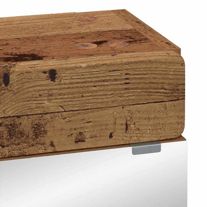 vidaXL Badezimmerspiegelschrank TULUM Altholz 60 x 16,5 x 78 cm
