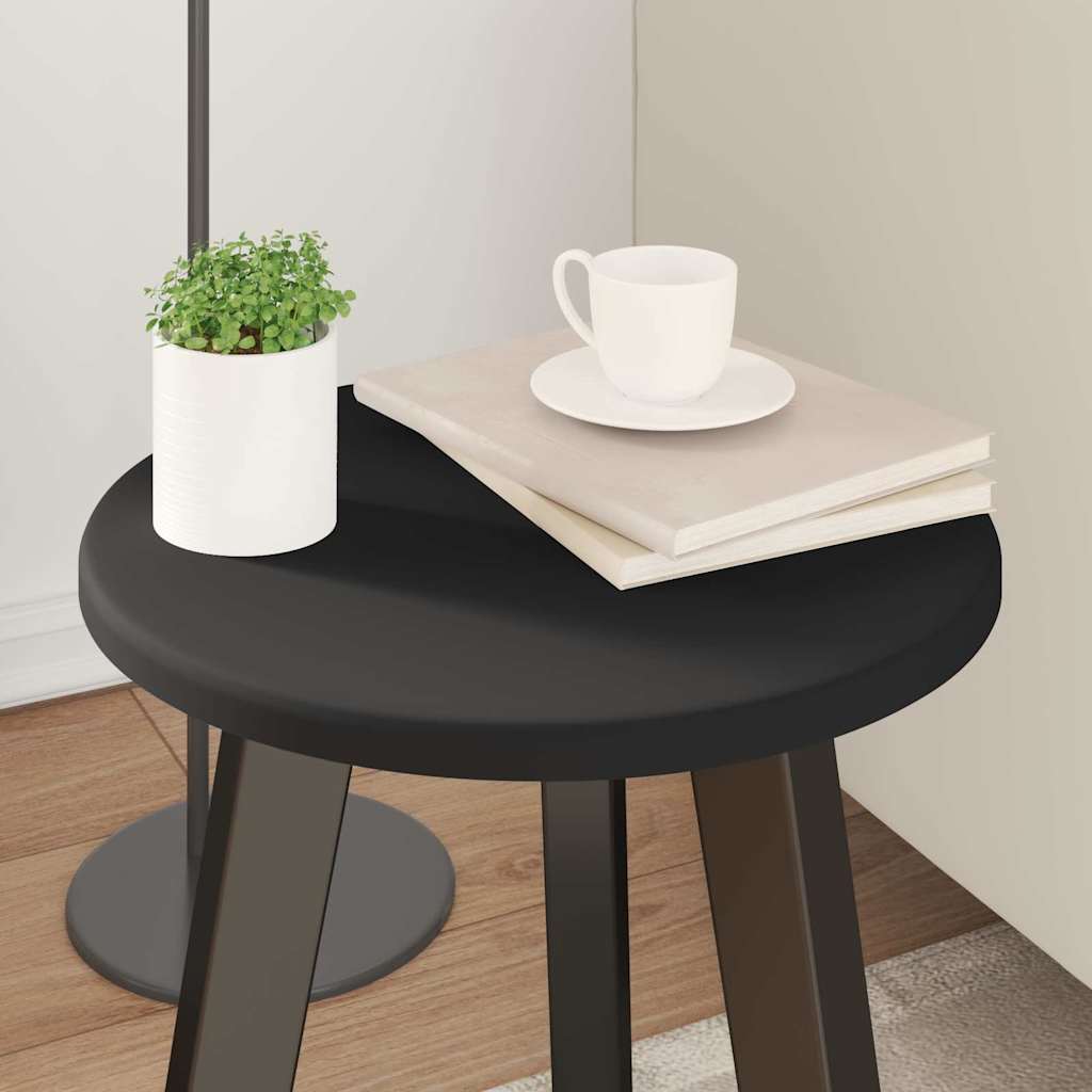 vidaXL Tischplatte Schwarz 30 x 30 x 1,5 cm Holzwerkstoff