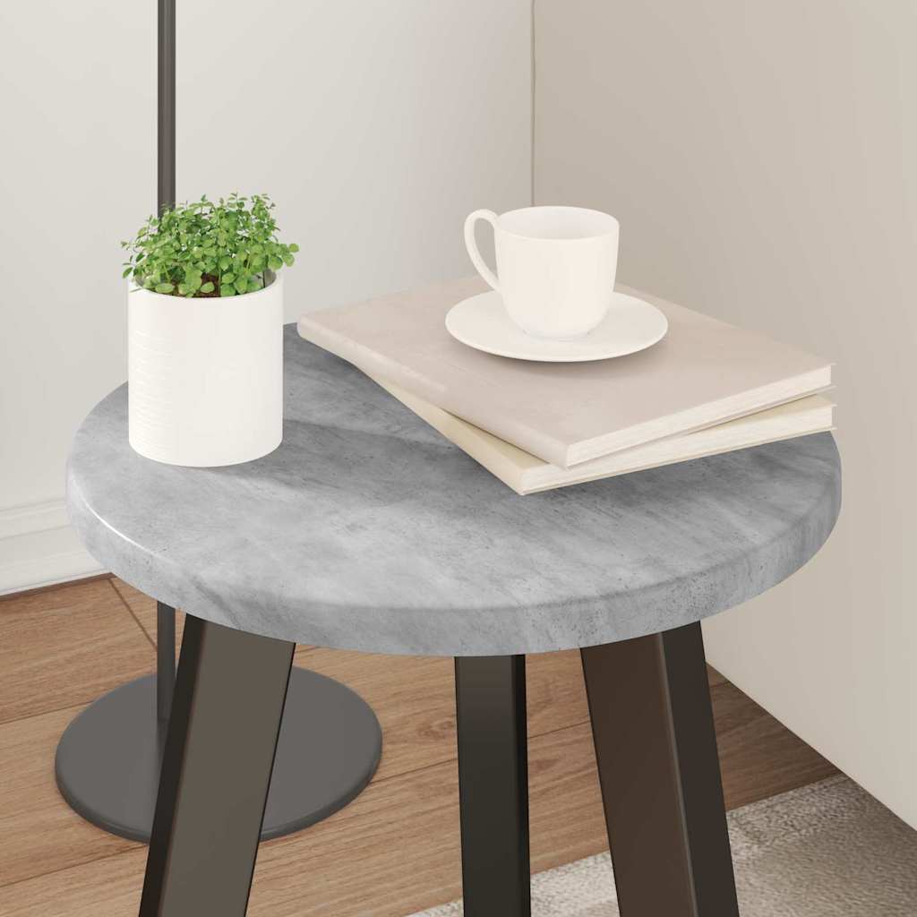 vidaXL Tischplatte Betongrau 30 x 30 x 1,5 cm Holzwerkstoff