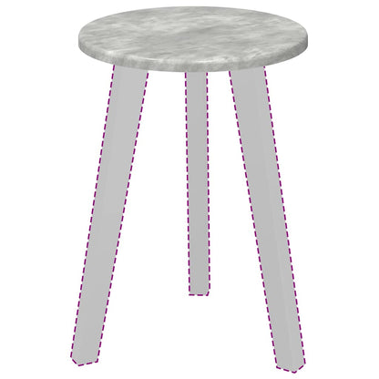 vidaXL Tischplatte Betongrau 30 x 30 x 1,5 cm Holzwerkstoff