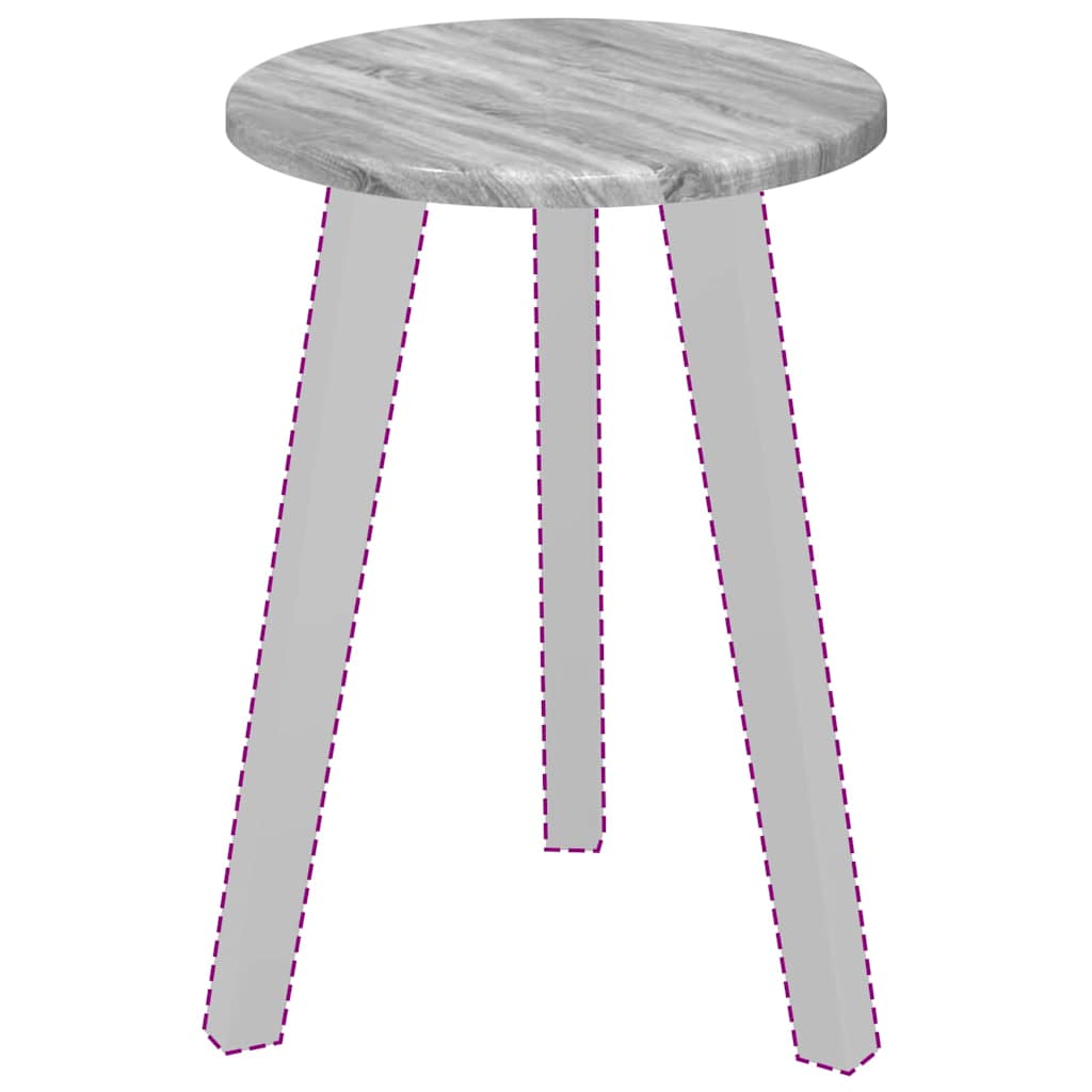 Tischplatte Graues Sonoma 30 x 30 x 1,5 cm Holzwerkstoff