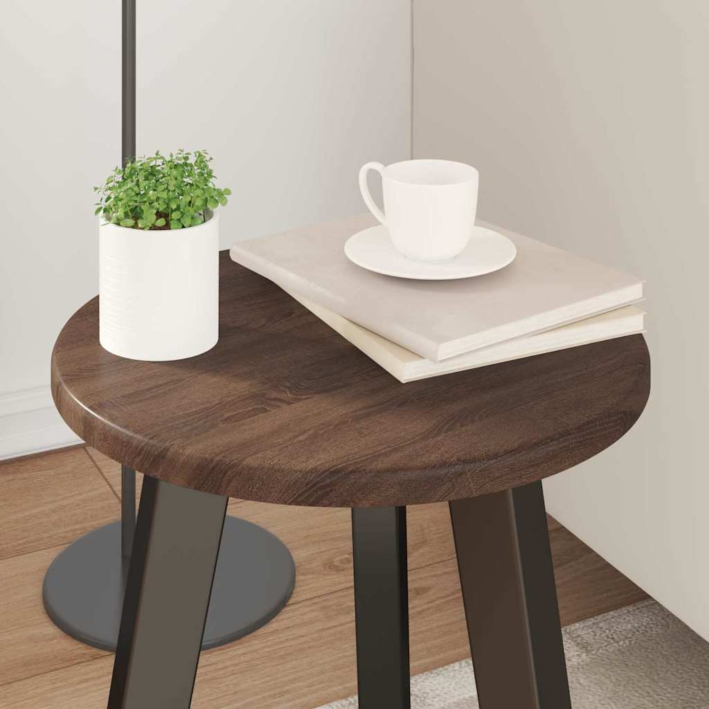 vidaXL Tischplatte Braun Eichen-Optik 30 x 30 x 1,5 cm Holzwerkstoff