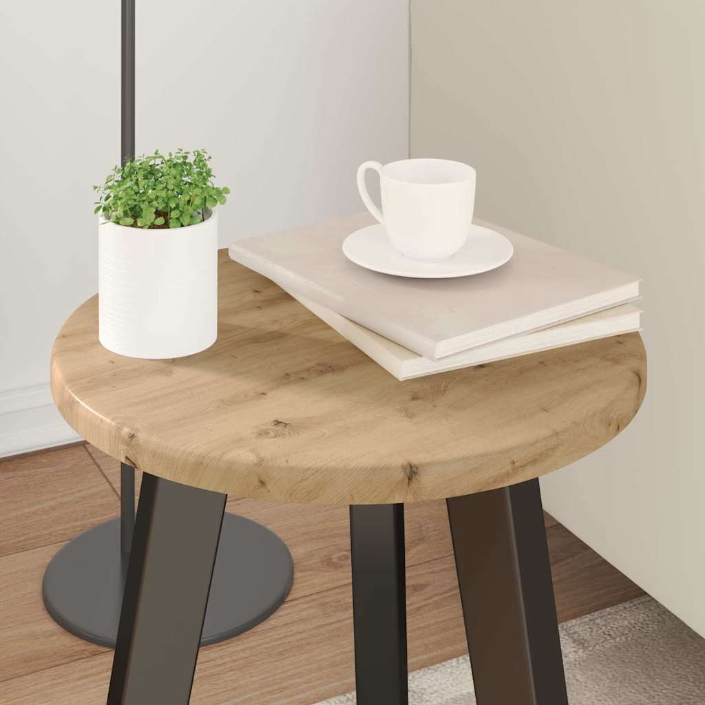 vidaXL Tischplatte Artisan-Eiche 30 x 30 x 1,5 cm Holzwerkstoff
