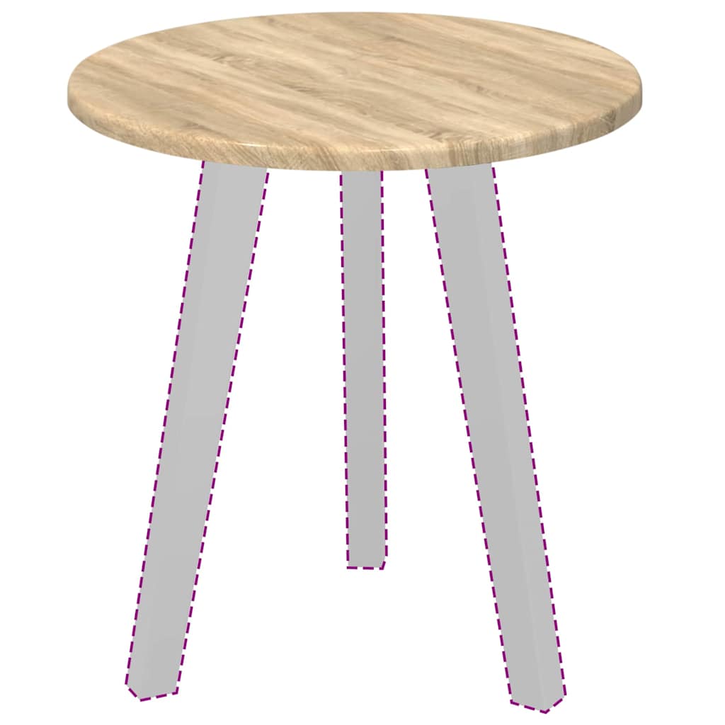 vidaXL Tischplatte Sonoma-Eiche 40 x 40 x 1,5 cm Holzwerkstoff