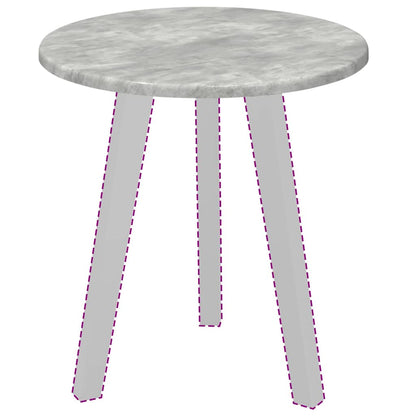 vidaXL Tischplatte Betongrau 40 x 40 x 1,5 cm Holzwerkstoff