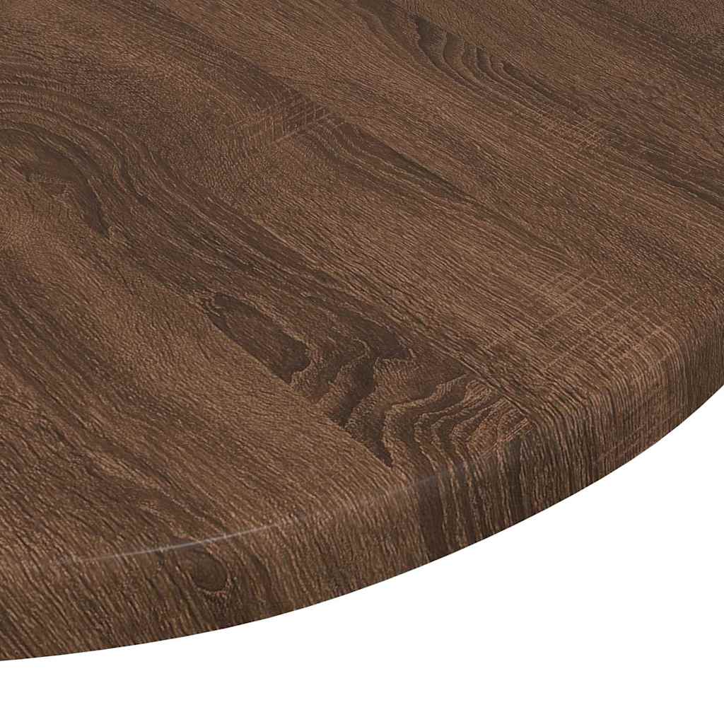 Tischplatte Braun Eichen-Optik 40 x 40 x 1,5 cm Holzwerkstoff